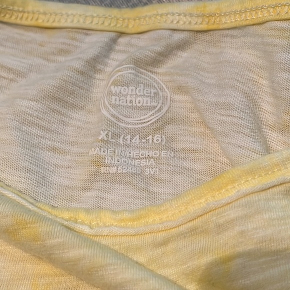 Wonder Nation Girls’ Peplum Top with Short Sleeves, Size XL 14/16 - Picture 7 of 8